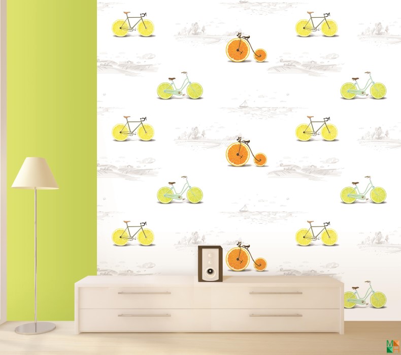 Các mẫu giấy dán tường trẻ em sinh động